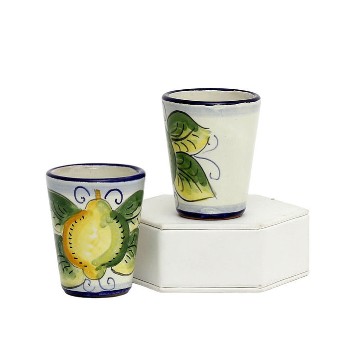 LIMONCELLO: Limoncello Shot Cups 2 Oz. (Set of six.)