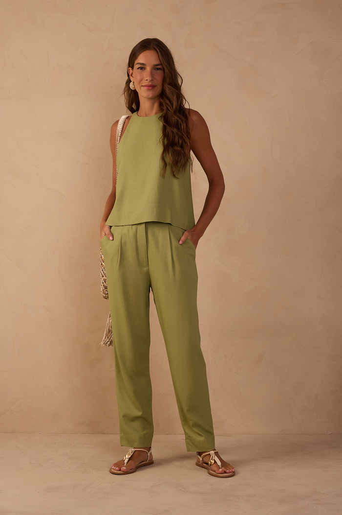 Linen Carrot Pants_1