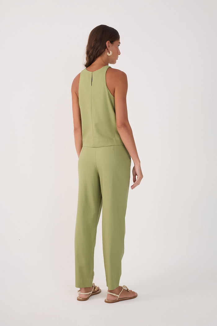Linen Carrot Pants_5