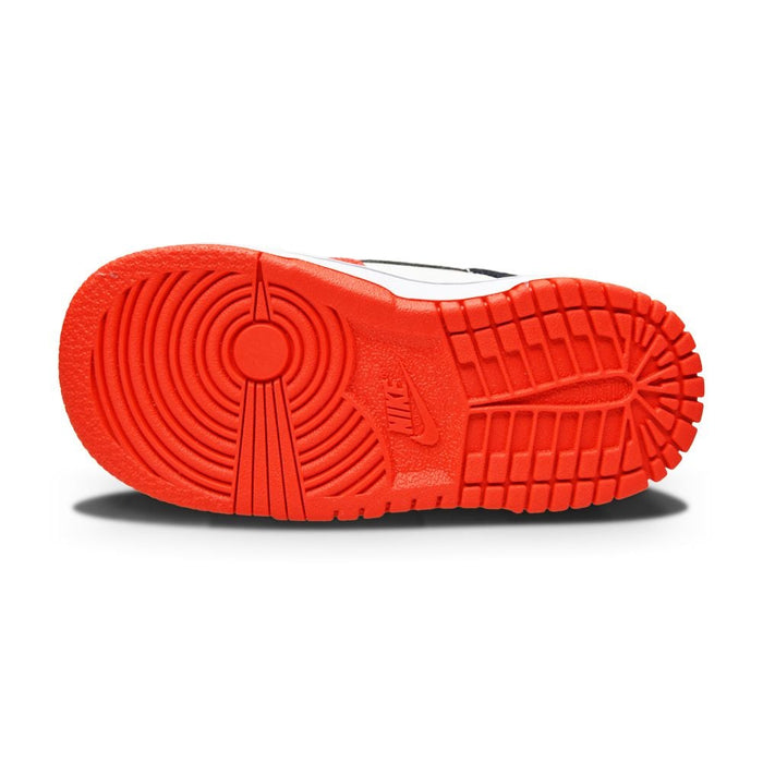 Little Kids Nike Dunk Low "75th Anniversary Bulls" DC9562 100 Sail Black Red-Juniors-Nike-195244241200-sneakers Foot World