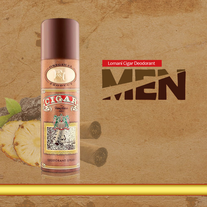 Lomani Cigar Deodorant Perfume Spray for Unisex , 200ml