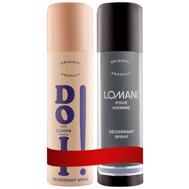 Lomani Combo Pack( Do It Deo + Lomani Pour Homme Body Spray) for Men