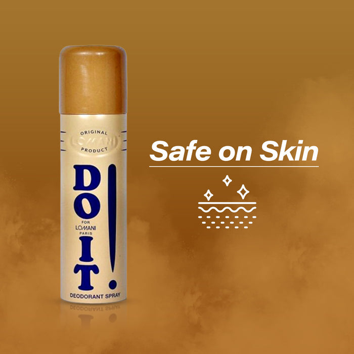 Lomani Do IT Deodorant Perfume Spray for Unisex , 200ml