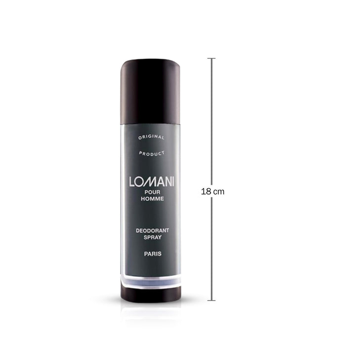 LOMANI POUR HOMME DEODORANT SPRAY FOR MEN, 200ML