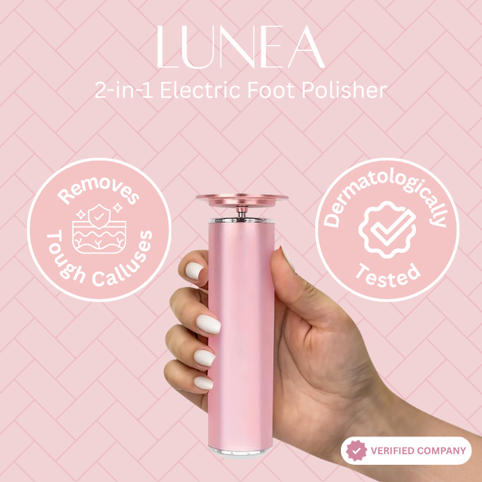 Lunea™ 2-in-1 Electric Foot Polisher