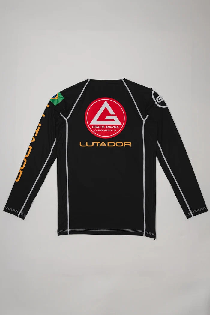Lutador Longsleeve Ranked Rashguard - Black