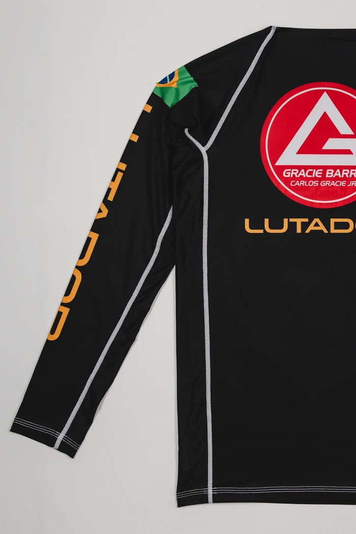 Lutador Longsleeve Ranked Rashguard - Black