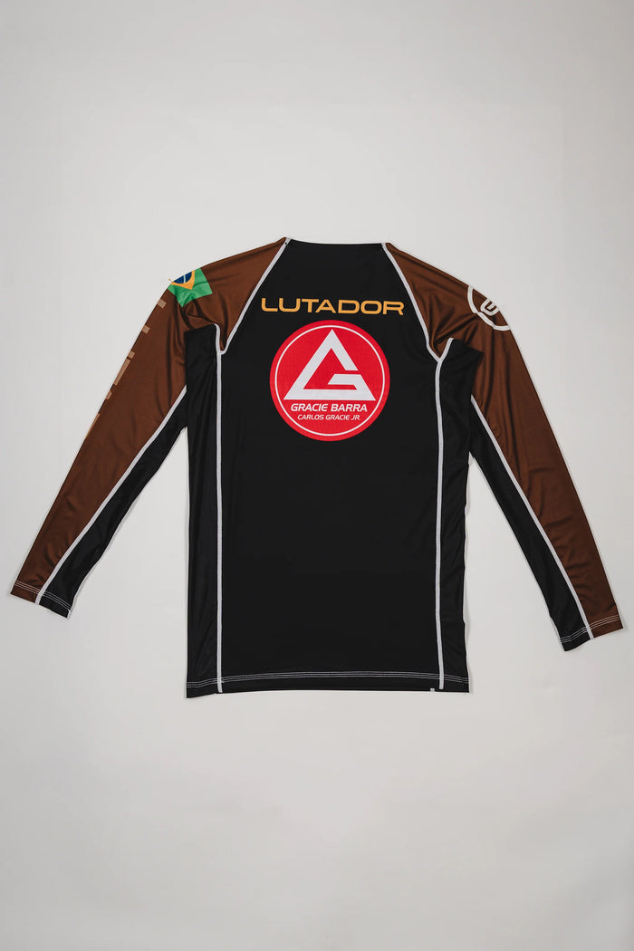 Lutador Longsleeve Ranked Rashguard - Brown