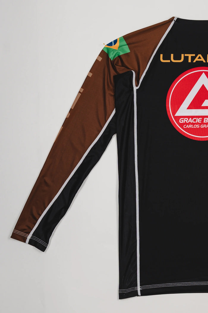 Lutador Longsleeve Ranked Rashguard - Brown