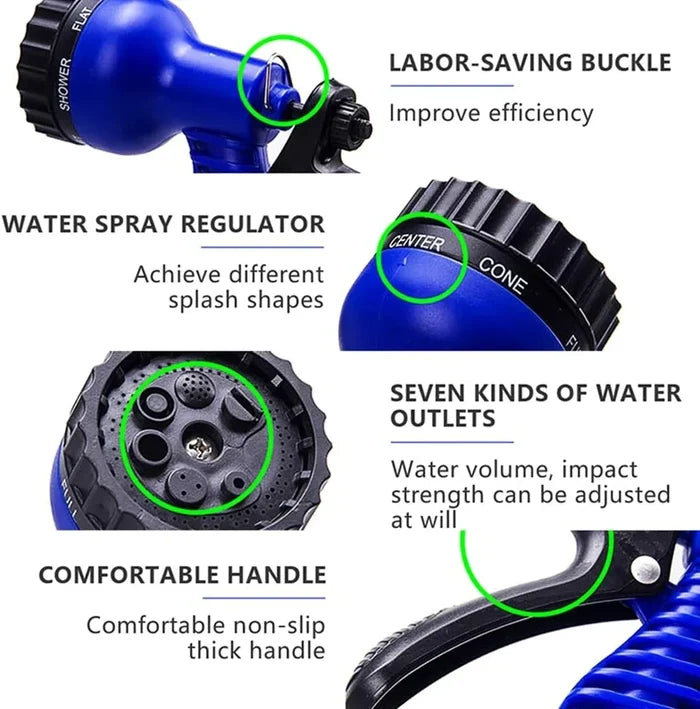 Magic Hose 100 Ft Blue Green