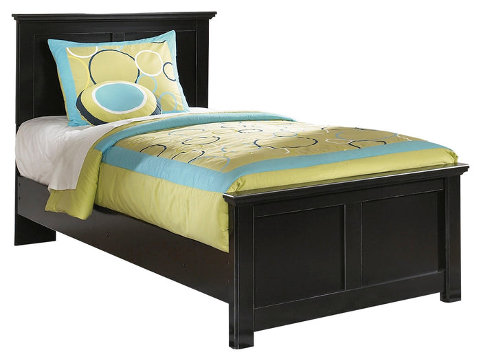 Maribel B138B8 Black Twin Panel Bed