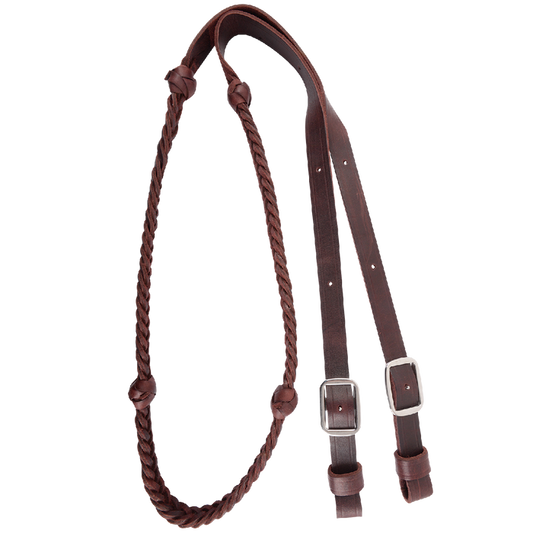 Martin Braided Barrel Reins with knots