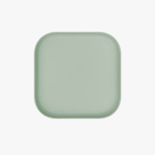 Mealtime Plate in Sage / ezpz Basics Line / Stylish, Durable Plates for Big Kids #color_sage
