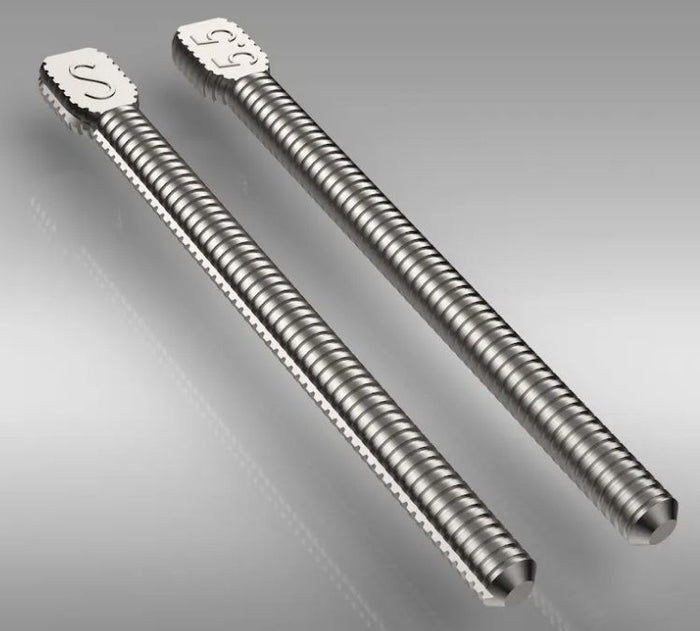 Mecodont Parallel-Sided Post System - Stainless Steel Post - Parallel Sided Vent Post - 10 Pack