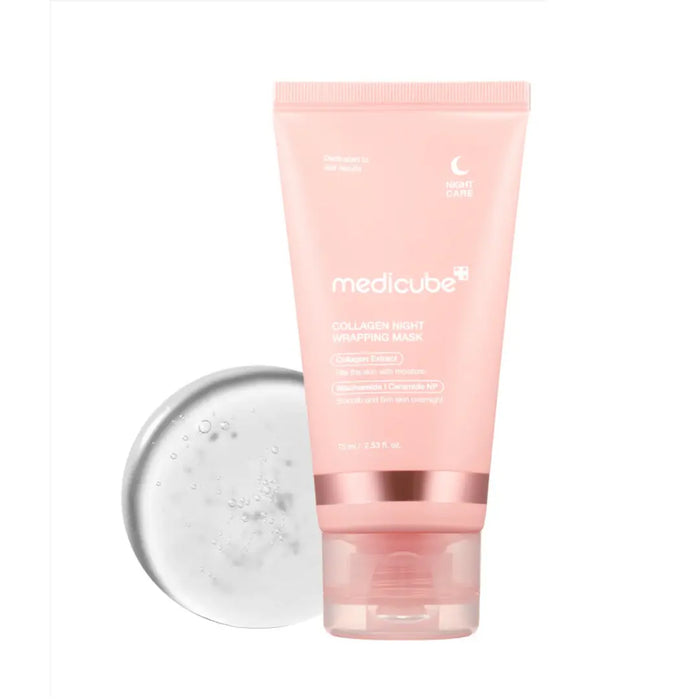 MEDICUBE Collagen Night Wrapping Mask 75 ML - DOKAN