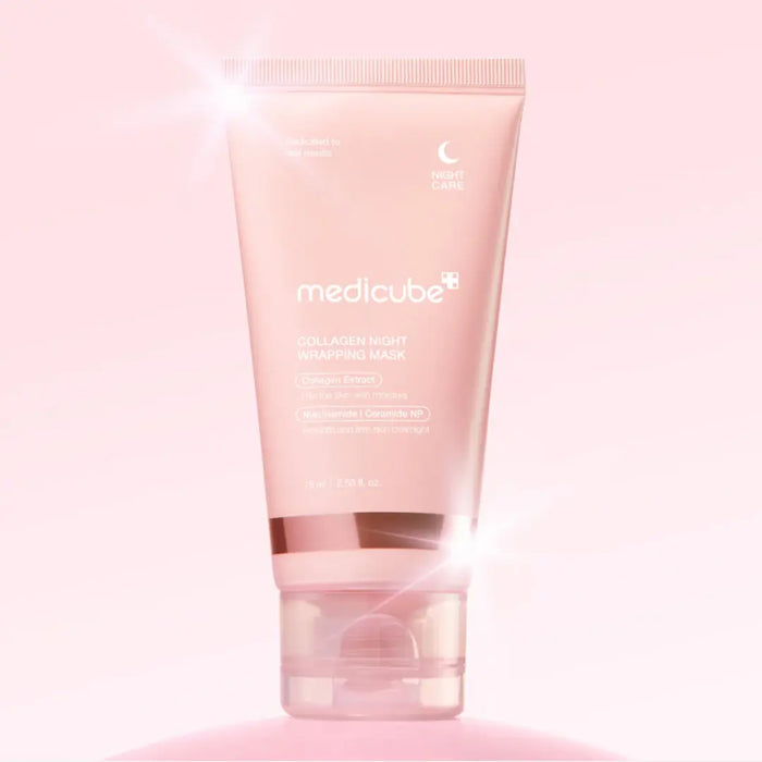 MEDICUBE Collagen Night Wrapping Mask 75 ML - DOKAN
