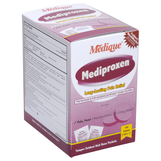 Medique Mediproxen Naproxen Pain Reliever Tablets 100/box