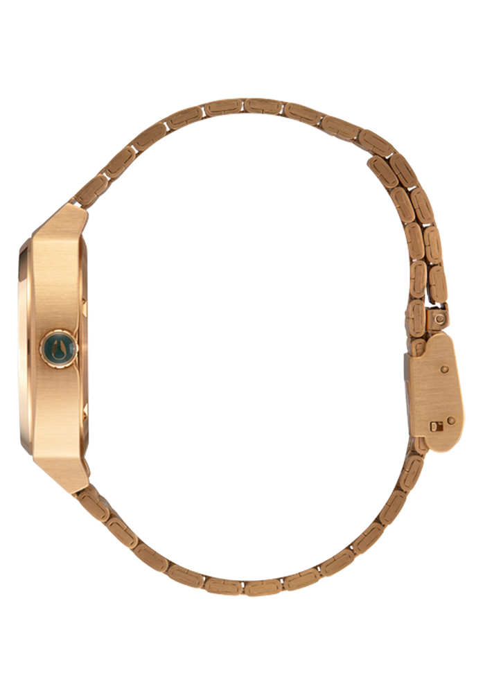 Medium Time Teller - Gold / Green Sunray
