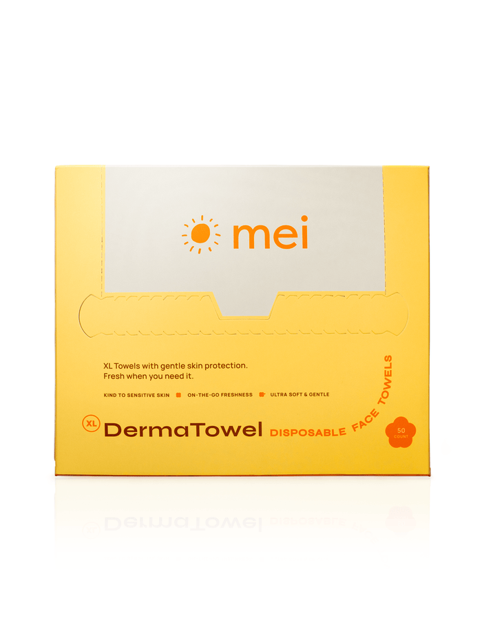 Mei Apothecary DermaTowel Disposable Face Towels - 50 count