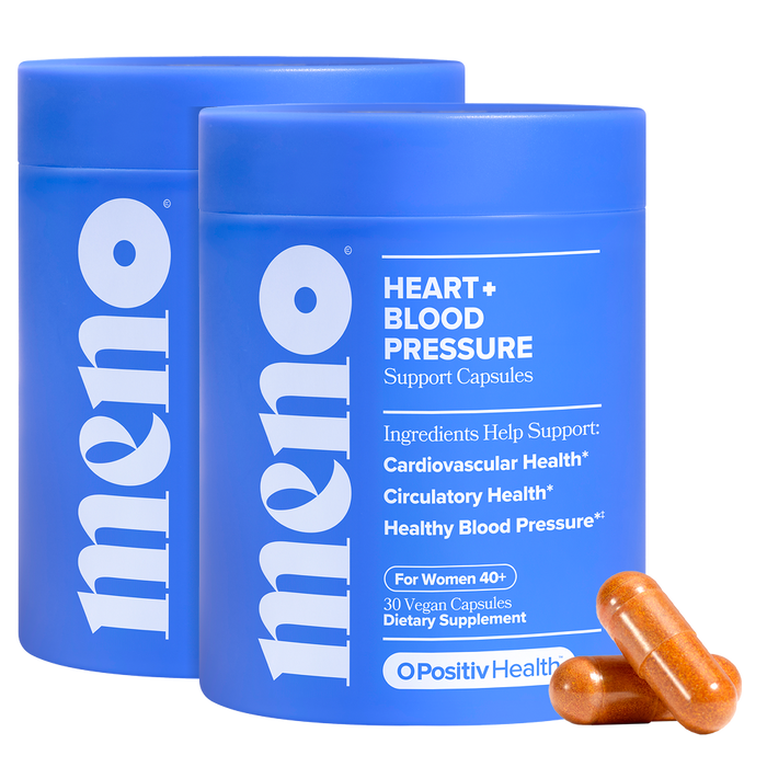 MENO - Heart Health & Blood Pressure Support Capsules - 2 Bottle Subscription