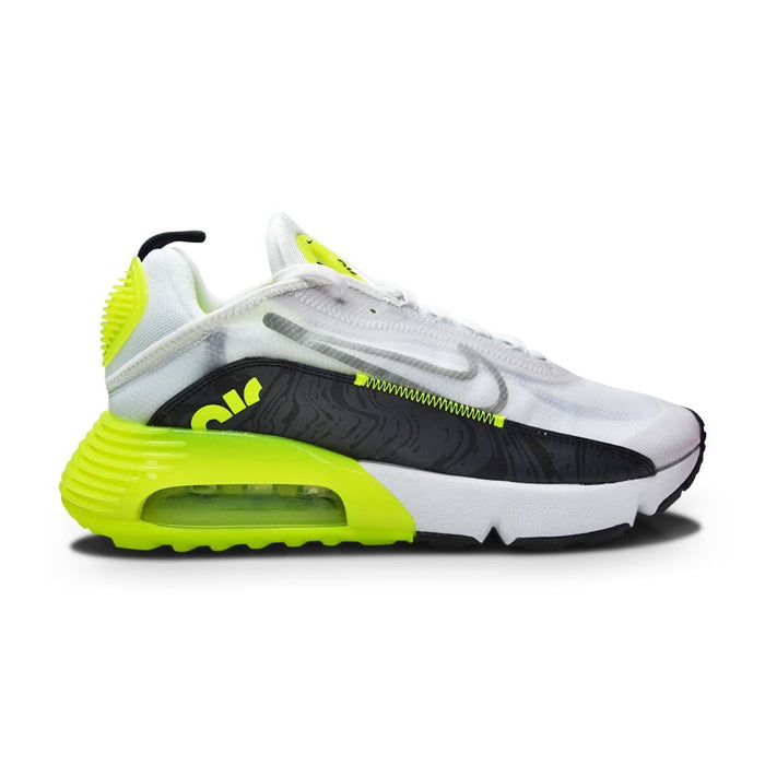 Mens Nike Air Max 2090 - CZ7555 100 - White Cool Grey Volt Black-Mens-Nike-sneakers Foot World