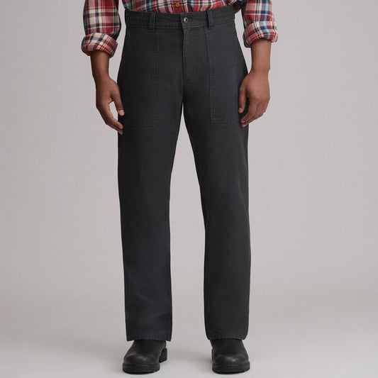 Men's Canvas Carpenter Pants-Carbon-1