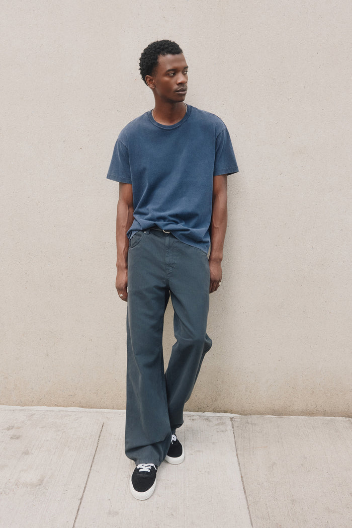 Men's Fade Out Crew  in Pitch Navy