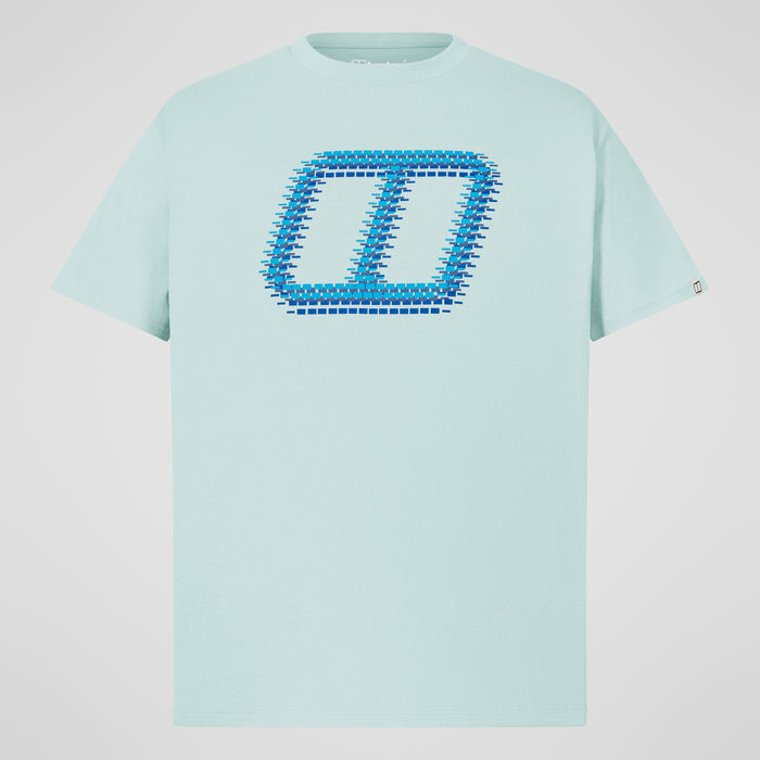Men's Glitched Blocks Tee - Green