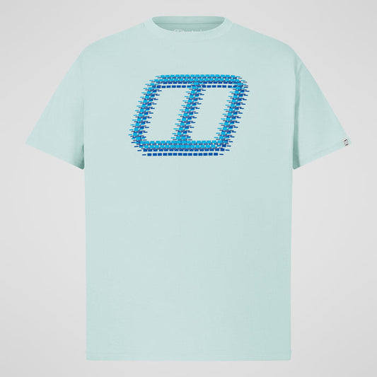 Men's Glitched Blocks Tee - Green