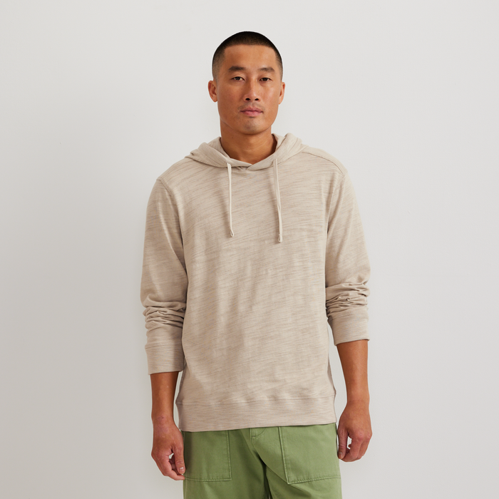 Men's Slub Hoodie-Pumice-Regular-C1