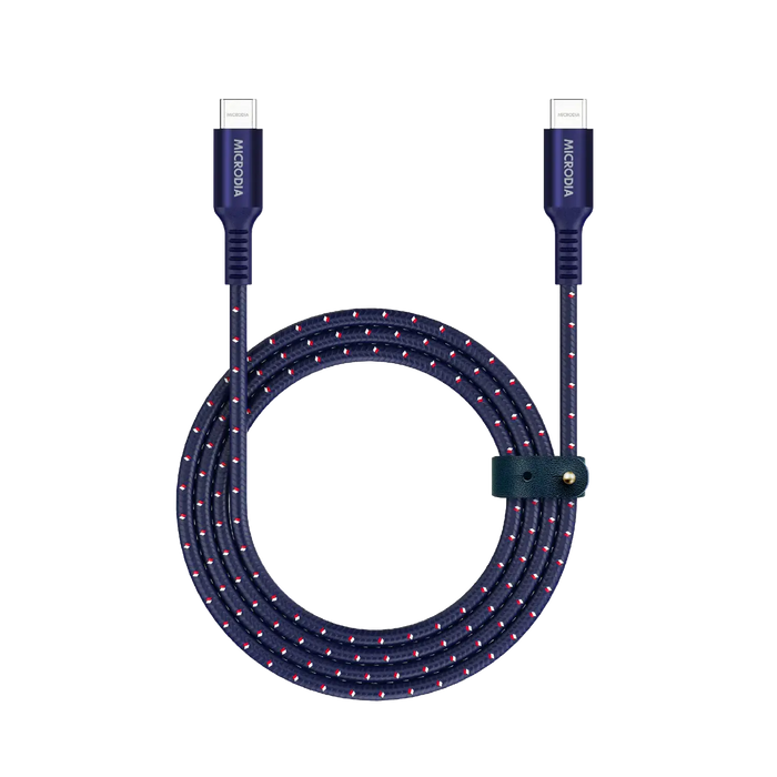 ExeCable™ Tweed PD60W 1.3M USB-C to USB-C Microdia