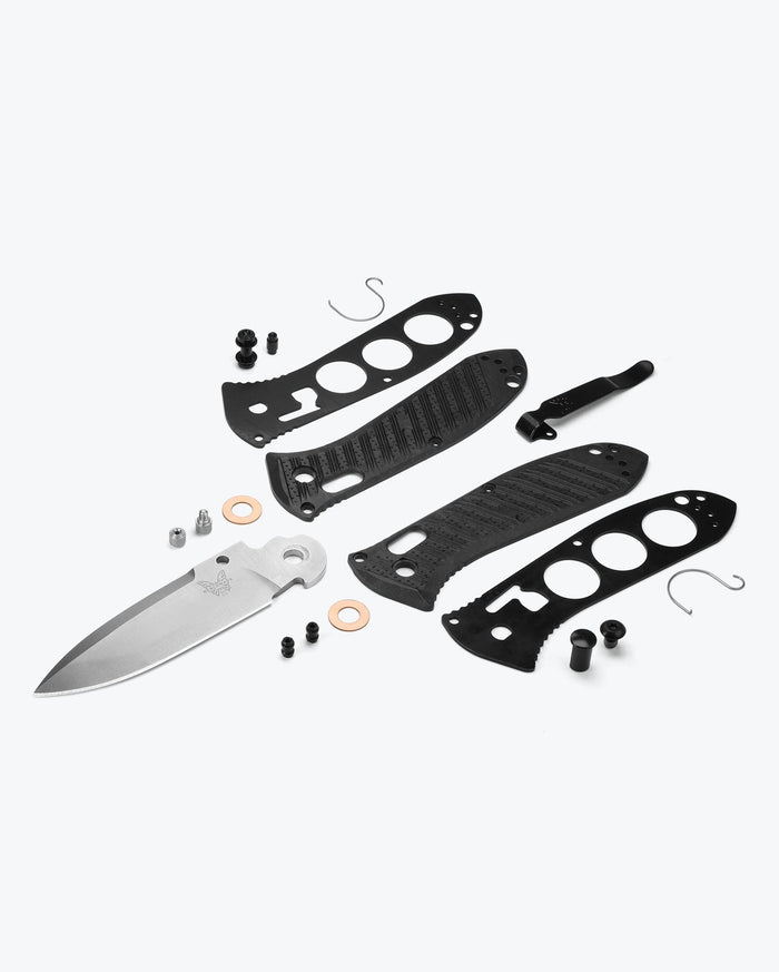 Mini Presidio® II CF-Elite® Components - Exploded Assembly View | Benchmade Knife Co.