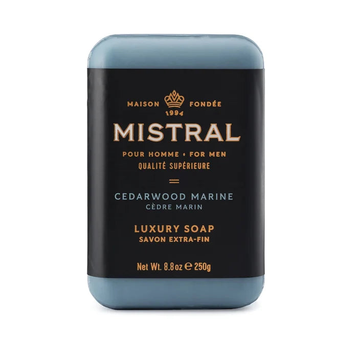 Mistral Cedarwood Marine Men's Bar Soap