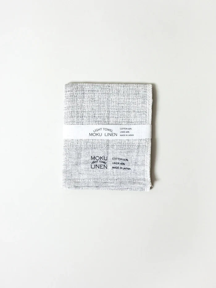 Moku | Linen Towel, Charcoal