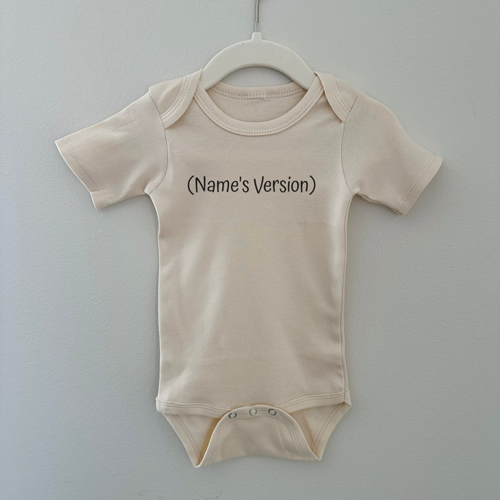 Mommy's Version Personalized Bodysuit