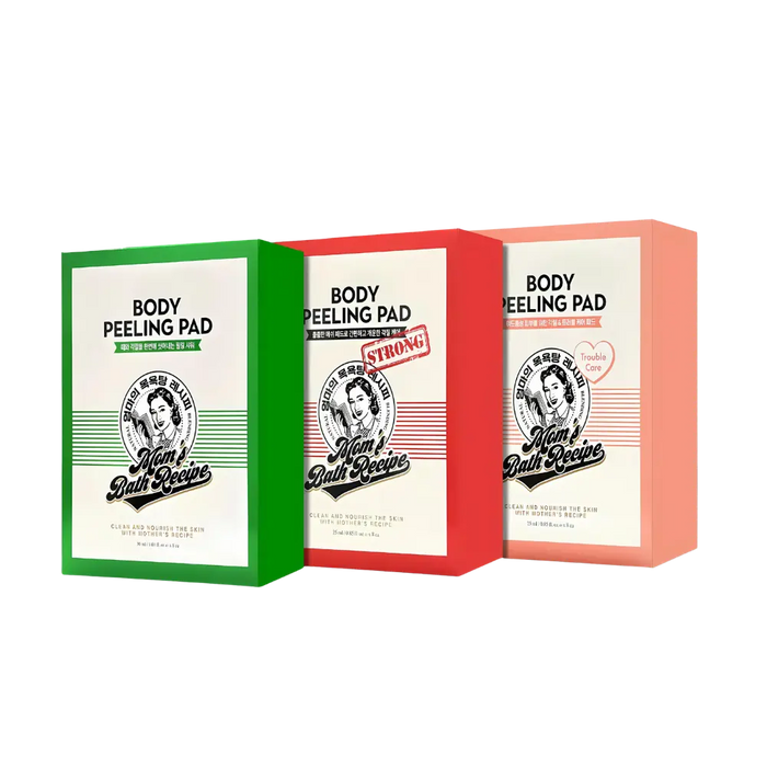 Mom's Bath Recipe Body Peeling Pad 30ml/25ml 8 Sheets Pack - DOKAN