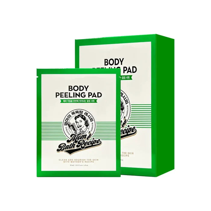 Mom's Bath Recipe Body Peeling Pad 30ml/25ml 8 Sheets Pack - DOKAN
