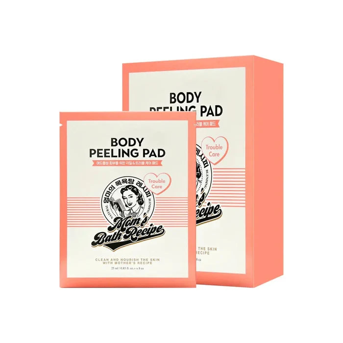 Mom's Bath Recipe Body Peeling Pad 30ml/25ml 8 Sheets Pack - DOKAN