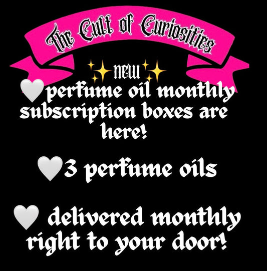 Monthly subscription box - perfume oil only