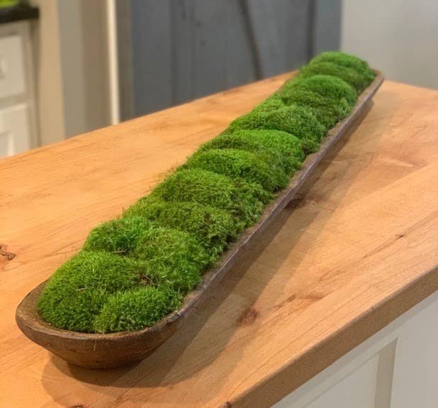 Moss Long Bread Bowl - Magnolia Lane co. Home + Garden + Gift
