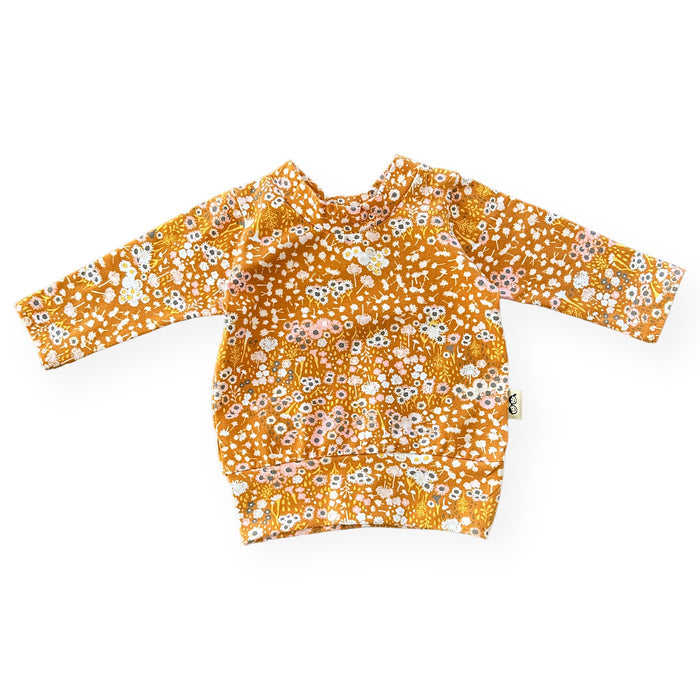 Mustard Floral Lounge Set