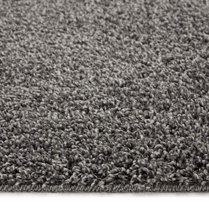My Rug Grey Fleck- a washable rug with light and dark grey flecks.