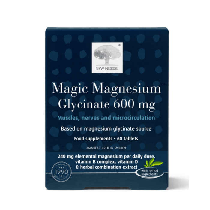New Nordic Magic Magnesium Glycinate 600mg / 60 tablets