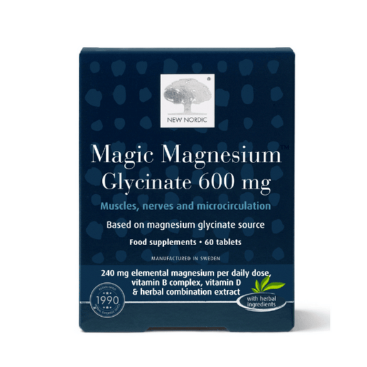 New Nordic Magic Magnesium Glycinate 600mg / 60 tablets