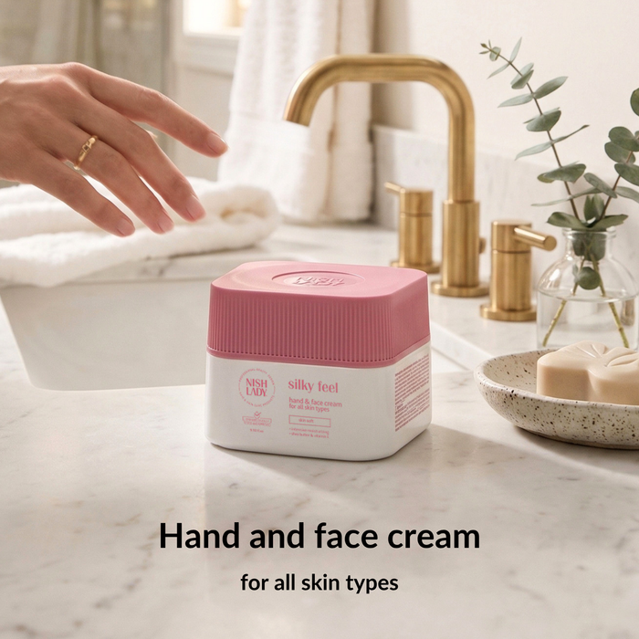 NishLady Silky Feel Hand & Face Cream - 275ml