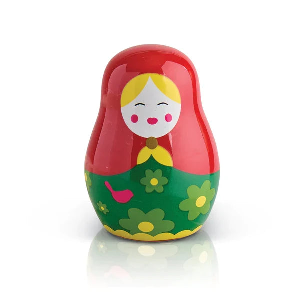 Nora Fleming Mini ALL DOLLED UP Nesting Doll