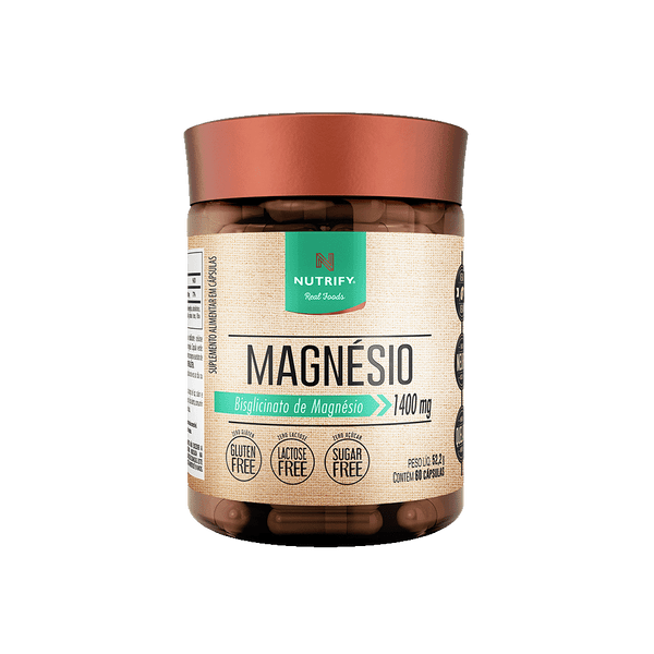 NUTRIFY | Magnésio Quelado (60 Cápsulas)