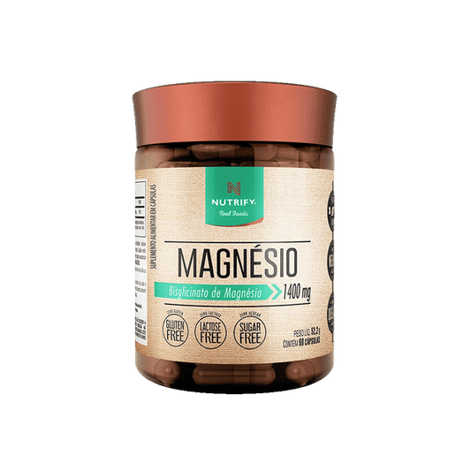 NUTRIFY | Magnésio Quelado (60 Cápsulas)