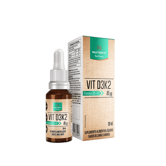 NUTRIFY | Vitamina D3 + K2 Líquida (20 ml)