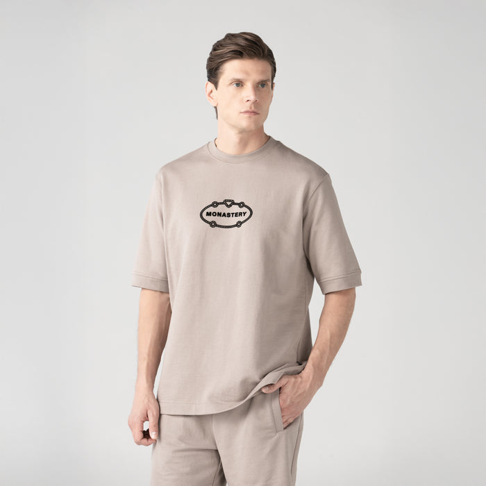 OBSIDIAN T-SHIRT OVERSIZED MEN CINDER
